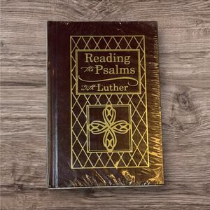 Reading the Psalms with Luther Devotional Christian Gift Hardcover New Sealed